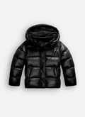 Slim-Fit Puffer Jacket with Glossy Finish